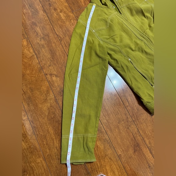 Mcloudveil Olive Green Suede Jacket - Picture 5 of 9